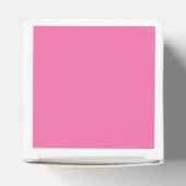 ピンクのフラミンゴ 赤ちゃん歓迎会 パーソナライズ フェイバーボックス (上部)