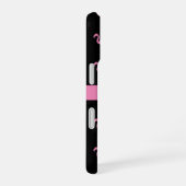 ピンクのフラミンゴ iPhone 16ケース (右側面)