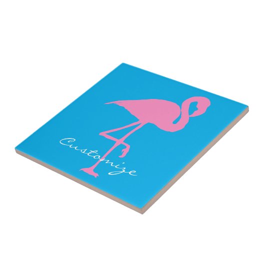 ピンクのフラミンゴThunder_Cove タイル (側面)