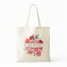 ピンクのフランス産芍薬の花束 ブライドメイド モノグラム