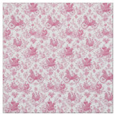 ピンクのフランス トワール ド ジュイ 牧歌的 チャリオット シーン ファブリック (見本)