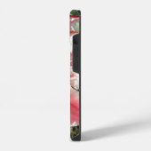 ピンクのフリルのチューリップ iPhoneケース (左側面)