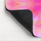 ピンクのフレア マウスパッド (コーナー)