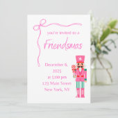 ピンクのフレンズマス 招待状 (スタンド正面)