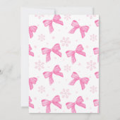 ピンクのフレンズマス 招待状 (裏面)