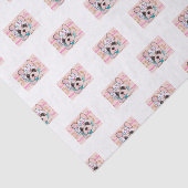 ピンクのフレンチ・ブルドッグのティッシュペーパー 薄葉紙 (詳細)