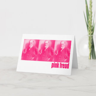 ピンクのフロイト カード