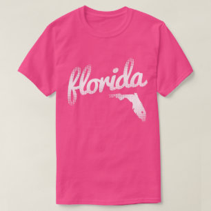 ピンクのフロリダの国家 Tシャツ