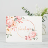 ピンクのフローラありがとう 招待状 (スタンド正面)