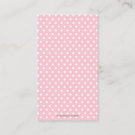 ピンクのフローラかわいいバニーうさぎの本が赤ちゃん少女向け エンクロージャーカード (裏面)