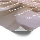 ピンクのフローラがとにかく行う ポスター (角)