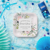 ピンクのフローラが明日のリハーサルを永遠に始める ペーパープレート (パーティー)