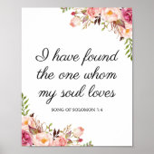 ピンクのフローラが私の魂の愛するものを見つけた ポスター (正面)