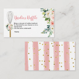 ピンクのフローラが間もなく泡立て遠くにてラッフル エンクロージャーカード