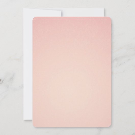 ピンクのフローラとダイヤモンドティアラエレガント誕生日 セーブザデート (裏面)