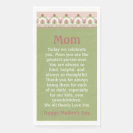 ピンクのフローラと薄い緑