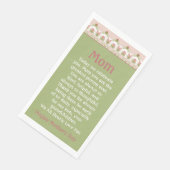 ピンクのフローラと薄い緑 (コーナー)