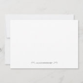 ピンクのフローラと金ゴールドレシピカード (裏面)