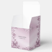 ピンクのフローラの葉のお気に入り フェイバーボックス (オープン)