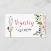 ピンクのフローラはすぐにウィスキングレジス遠くにトリ エンクロージャーカード (正面)