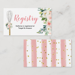 ピンクのフローラはすぐにウィスキングレジス遠くにトリ エンクロージャーカード