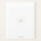 ピンクのフローラはイザヤではなく恐れ41:10聖書の聖句 プランナー手帳 (裏面)