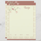 ピンクのフローラアクセント (正面/裏面)