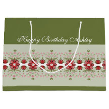 ピンクのフローラアクセント