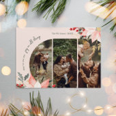 ピンクのフローラアーチ喜び全てのもの3枚の写真 シーズンカード