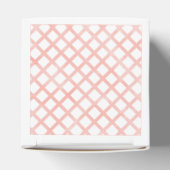 ピンクのフローラウッドランドをテーマにした赤ちゃんシャワーのお願いボックス フェイバーボックス (上部)