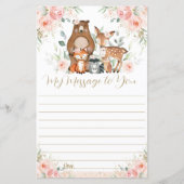 ピンクのフローラウッドランド第1回バースデーカプセルメッセージ (正面)