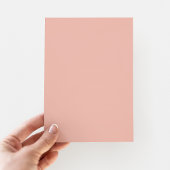 ピンクのフローラエレガントガールフォトバプテスマ 招待状