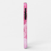 ピンクのフローラガーリーかわいらしデイジー牡丹抽象芸術 Case-Mate iPhoneケース (裏面/左)