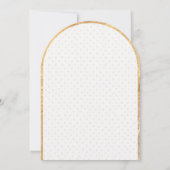 ピンクのフローラガールかわいい白鳥プリンセス赤ちゃんシャワー 招待状 (裏面)