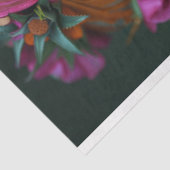 ピンクのフローラクラウン女神ポートレートデコページ 薄葉紙 (詳細)