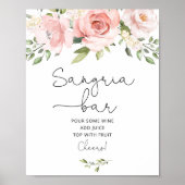 ピンクのフローラグリーンリーサンリアバーポスター ポスター (正面)