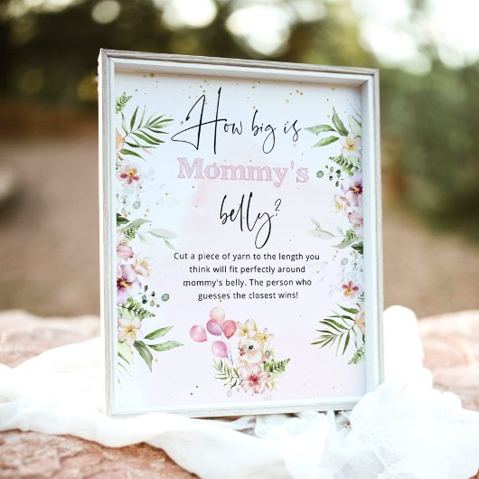 ピンクのフローラサファリどのように大きいママのベリーゲーム ポスター