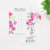 ピンクのフローラシックなジュエリーのヘアクリップ表示 (デスク)