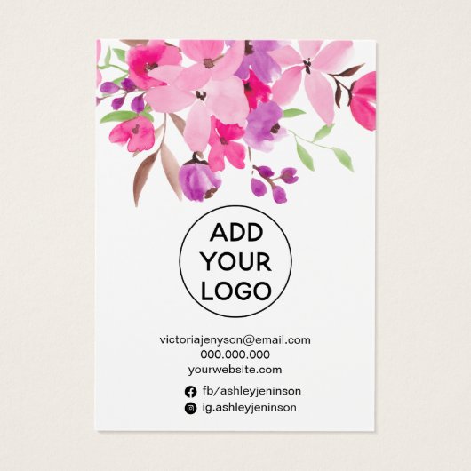 ピンクのフローラシックなジュエリーのヘアクリップ表示 (裏面)