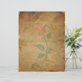 ピンクのフローラスクラップブックのTouch紙 (スタンド正面)