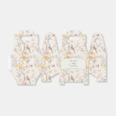 ピンクのフローラチノイスリーベビーシャワー フェイバーボックス (折り畳みなし)