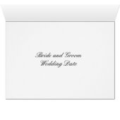 ピンクのフローラテーブルのシーティングカード (内部横(下))