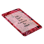 ピンクのフローラバラ マグネット (右側)