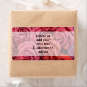 ピンクのフローラバラ ラベル (インサイチュ)