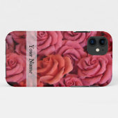 ピンクのフローラバラ Case-Mate iPhoneケース (裏面(横))