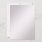 ピンクのフローラフレーム日付の保存 セーブザデート (裏面)