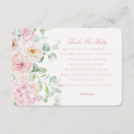 ピンクのフローラブックスアジサイのベビーのための開花 エンクロージャーカード