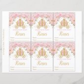 ピンクのフローラプリンセス推測ゲームの数キス (正面)