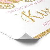 ピンクのフローラプリンセス推測ゲームの数キス ポスター (角)