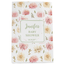 ピンクのフローラベビーの開花感謝していユー抱き枕 ミディアムペーパーバッグ